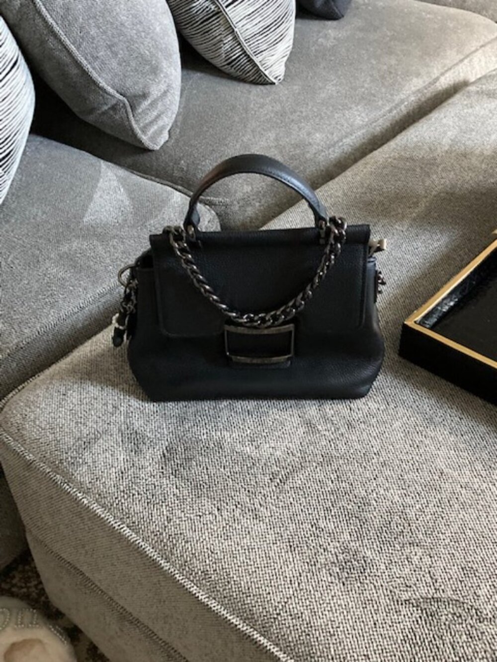 Top Handle Leather Bag